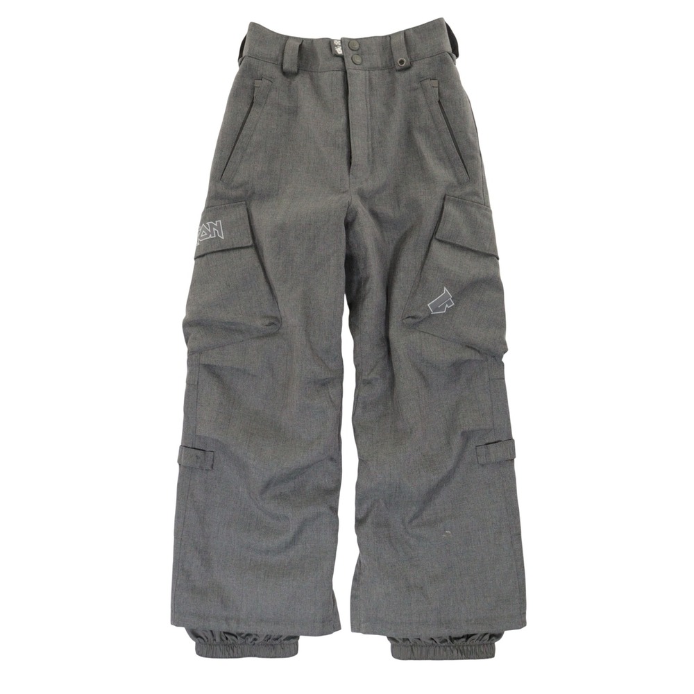 Burton Snowboard Pants Boys Small Cargo Winter Ski Snow Outdoor Grey